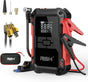 Car Jump Starter with Air Compressor 4000A Peak Battery Jump Starter 12V 150PSI Jump Box (Up to 9L Gas,7.0L Diesel Engine) Auto Booster,Led Light & 15000MA with 65W USB Quick Charger and Type C